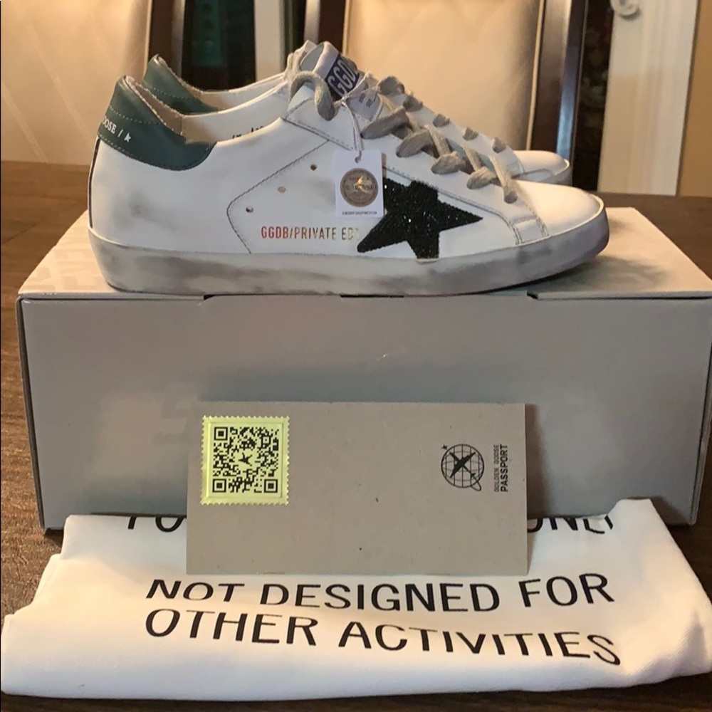 Golden Goose Glitter Superstar Sneakers